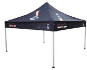 Custom printed tent